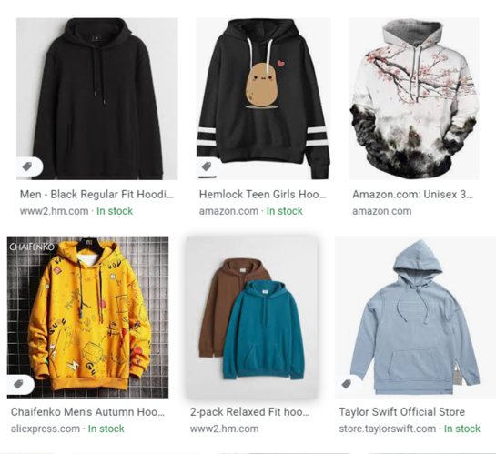 Google apparel store